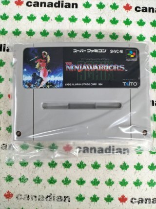 The Ninja Warriors Again SNES Taito