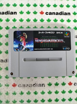 The Ninja Warriors Again SNES Taito