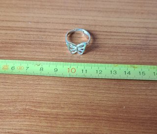 Conjunto Anillo y Pendientes Mariposa