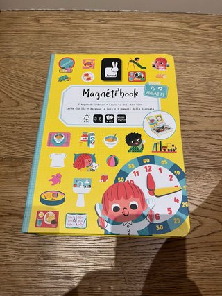 Janod Magnéti'book Aprende la Hora