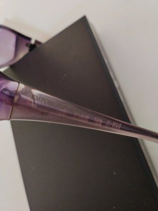 Occhiali da sole vintage Emporio Armani viola