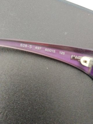 Occhiali da sole vintage Emporio Armani viola
