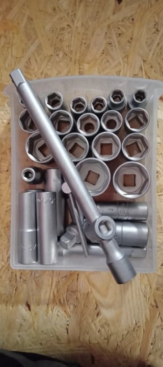 Juego vasos,alargo y llaves calidad