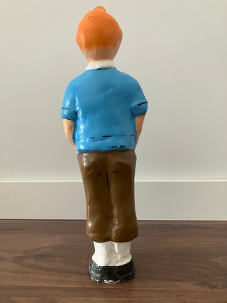 Figura Tintín papel maché única