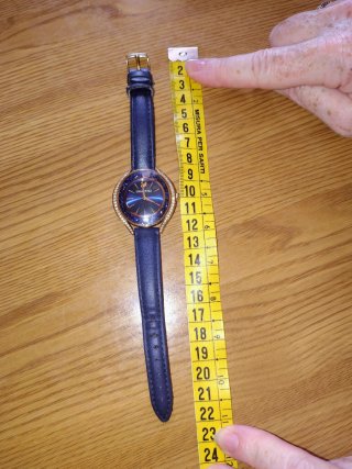 Orologio Swarovski donna blu e oro usato