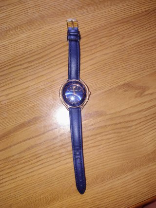 Orologio Swarovski donna blu e oro usato