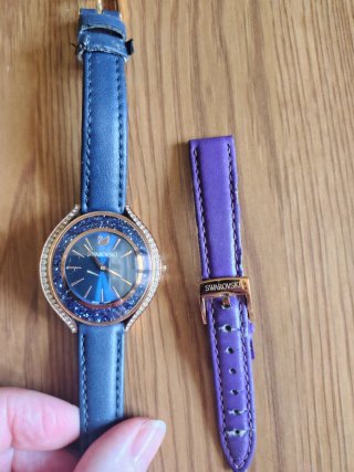 Orologio Swarovski donna blu e oro usato