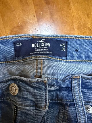 Pantalones vaqueros Hollister azules