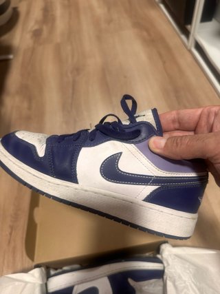 Nike Air Jordan 1 Low GS Azul Blanco