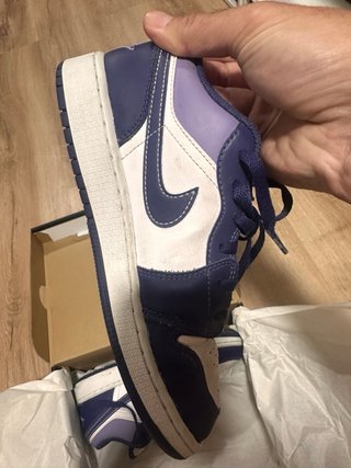 Nike Air Jordan 1 Low GS Azul Blanco
