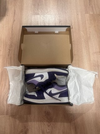 Nike Air Jordan 1 Low GS Azul Blanco