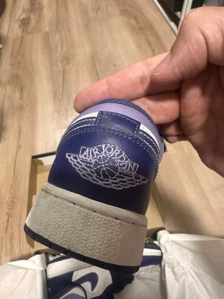 Nike Air Jordan 1 Low GS Azul Blanco