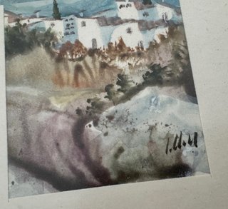 Acuarelas de Paisajes Siglo XX