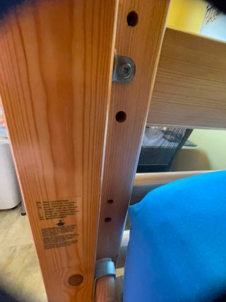 Cama alta infantil pino 90x190/200 JYSK /FLEXA