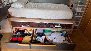 Cama nido 2 personas con 2 cajones