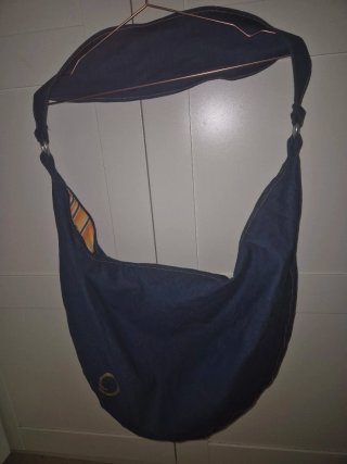 Bolso bandolera tejano azul