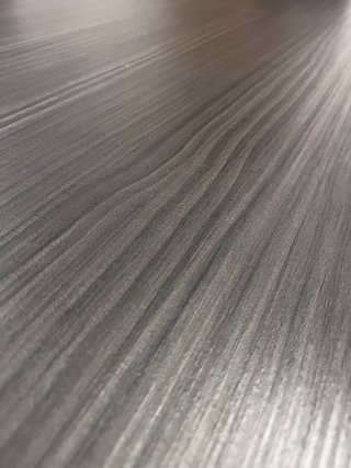 Mesa de salón extensible gris oscuro