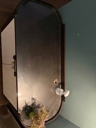 Aparador moderno cristal y madera