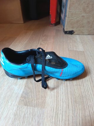 Zapatillas Adidas F10 Tacos Fútbol Azul