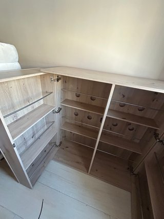 Zapatero Roble 2 Puertas.