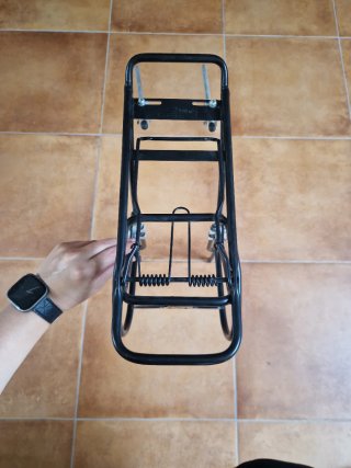 Portabultos Bicicleta Negro