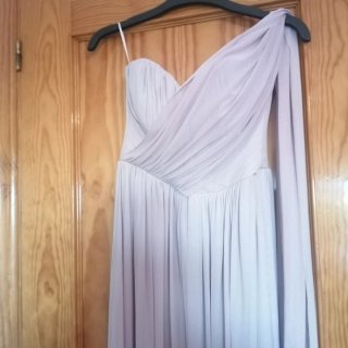 Vestido rosa largo para eventos