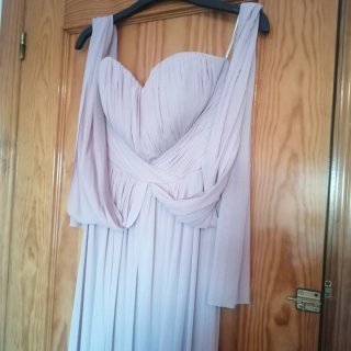 Vestido rosa largo para eventos