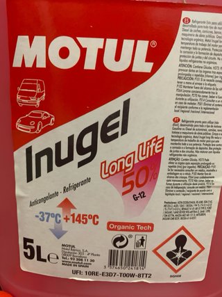 Anticongelante Motul Inugel G12 5L