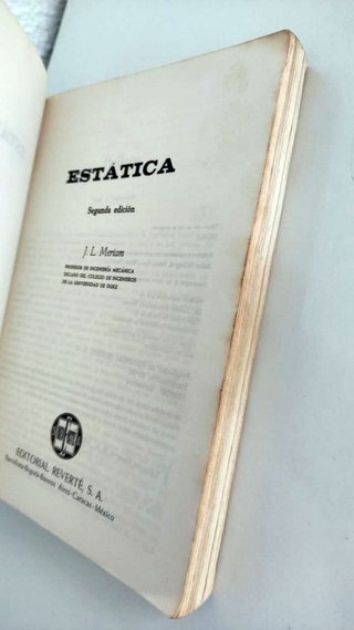 LIBRO ESTÁTICA, J.L. MERIAM