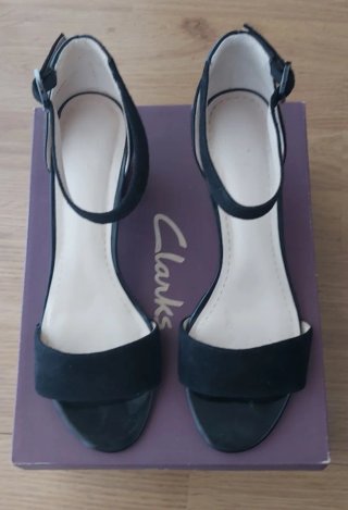 Sandalias Clarks Negras