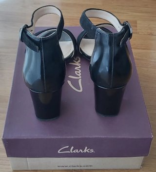 Sandalias Clarks Negras