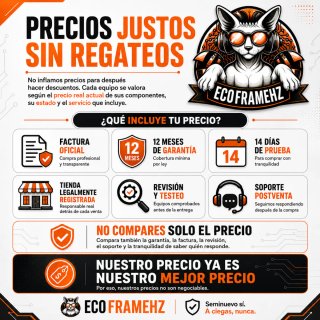 PC Gamer RYZEN 5 5600 + RTX 3060 Ti + Garantía 12M