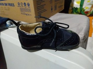 Zapatos niño azul marino