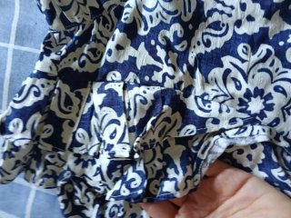 Blusa Pedro del Hierro azul y blanco