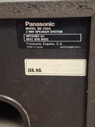 Minicadena Vintage Panasonic SA-CH55