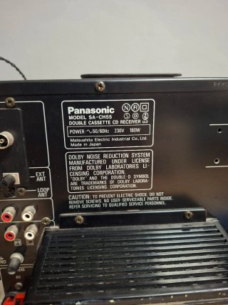 Minicadena Vintage Panasonic SA-CH55
