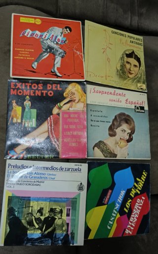 Lote Vinilos Antiguos Varios Artistas