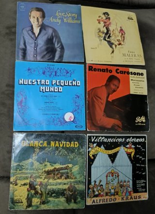 Lote Vinilos Antiguos Varios Artistas