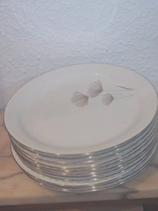 Vajilla vintage Pontesa MA8 Ginkgo 12 pzs