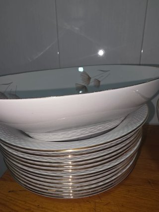 Vajilla vintage Pontesa MA8 Ginkgo 12 pzs