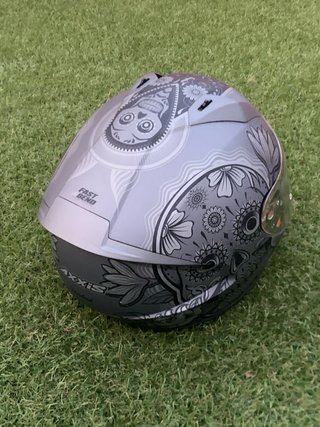 Casco Axxis MT FF105 Diseño Floral Talla S 55-56
