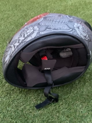 Casco Axxis MT FF105 Diseño Floral Talla S 55-56