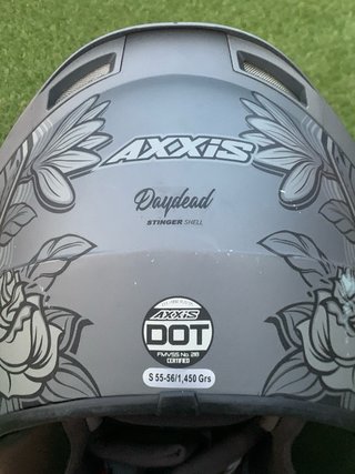 Casco Axxis MT FF105 Diseño Floral Talla S 55-56