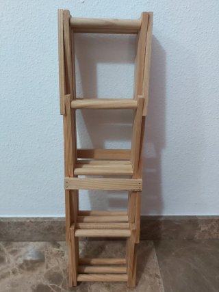 Botellero madera plegable