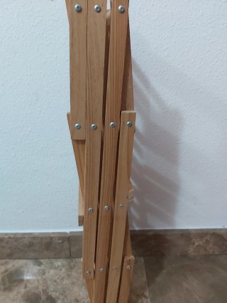 Botellero madera plegable