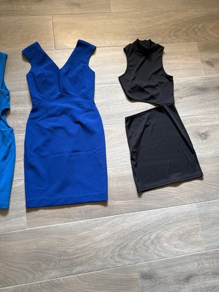 Lote 5 vestidos fiesta mujer talla S