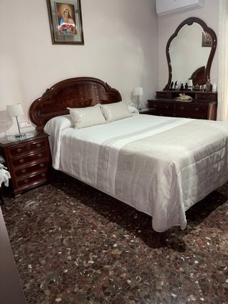 Dormitorio  clásico marquetería completo