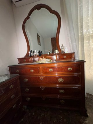 Dormitorio  clásico marquetería completo