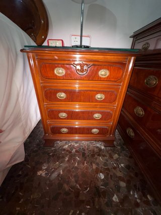 Dormitorio  clásico marquetería completo