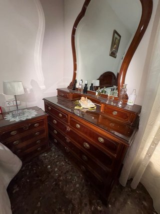Dormitorio  clásico marquetería completo